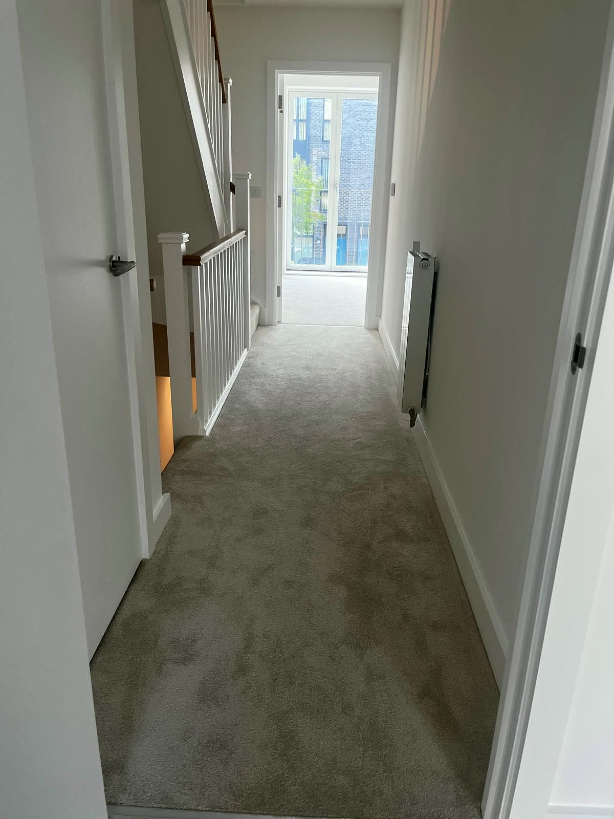 Finished landing with new carpet