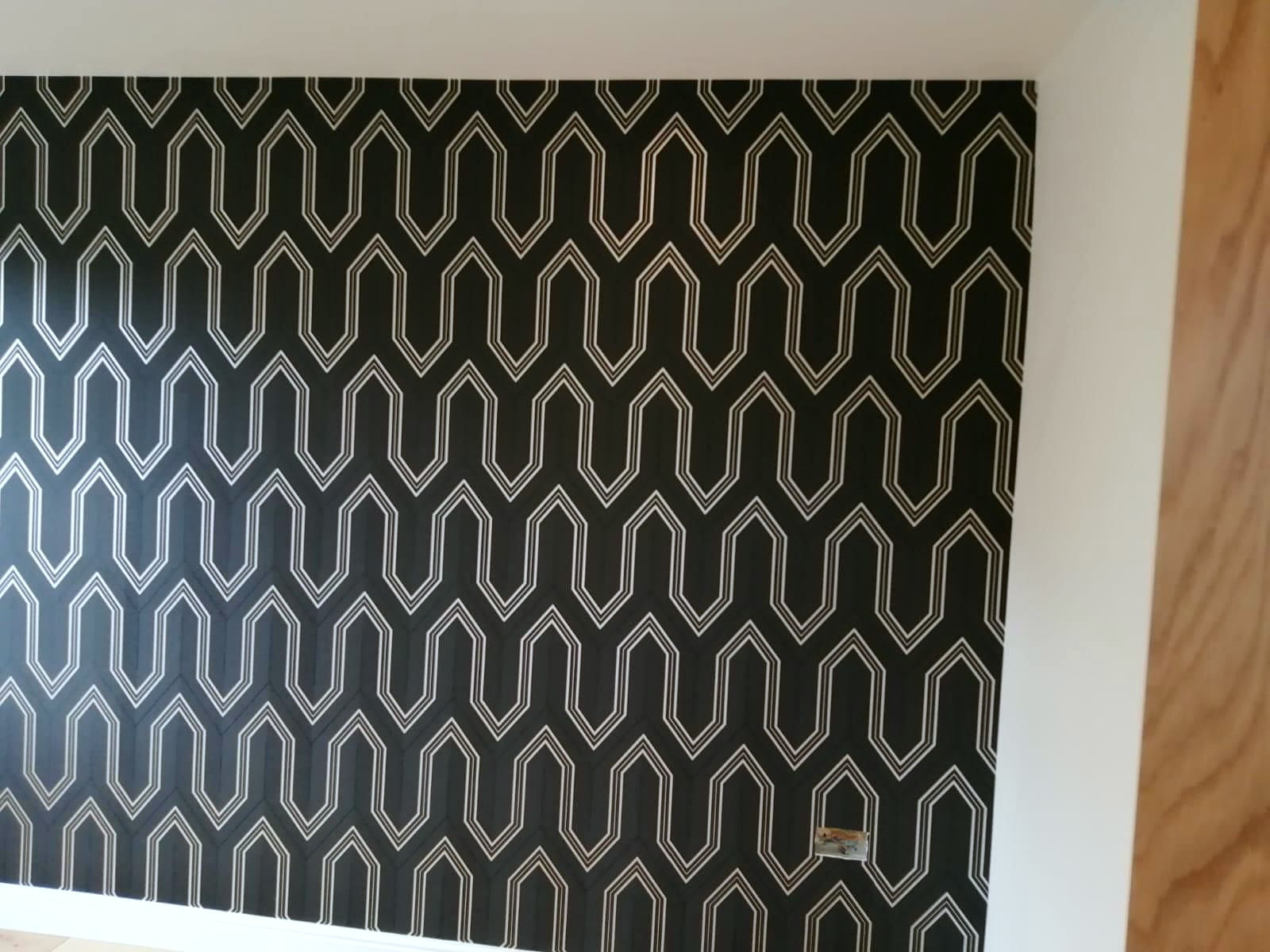 Geometric statement wallpaper